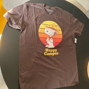 NWT Snoopy Happy Camper TShirt